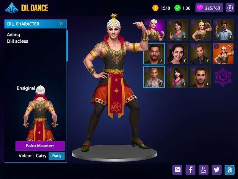 Dil Se Dance Master Character Customization Dil Se Dance Master Character Customization